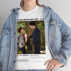 Breaking Dawn Part 2 Vintage 90s Tee Edward Cullen Fan Made Tee Bella Swan Tee